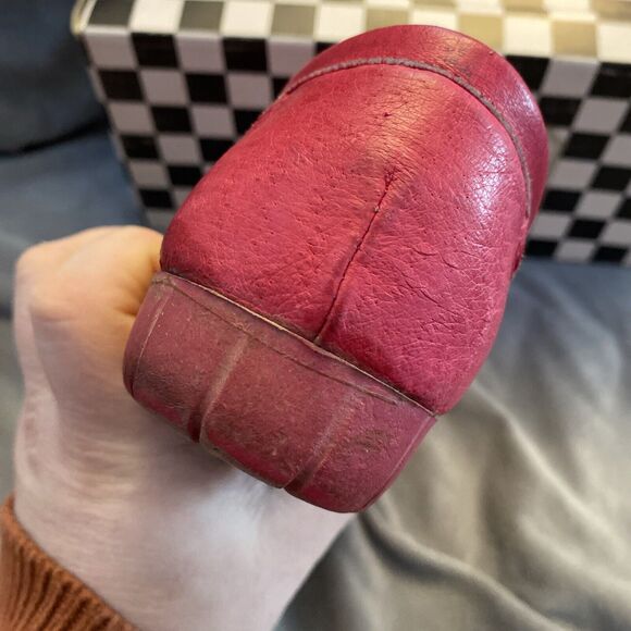 Vintage Sugar Babies Fuchsia Women’s Leather Slip On Shoes Size 7 1/2 with Box - Picture 15 of 16